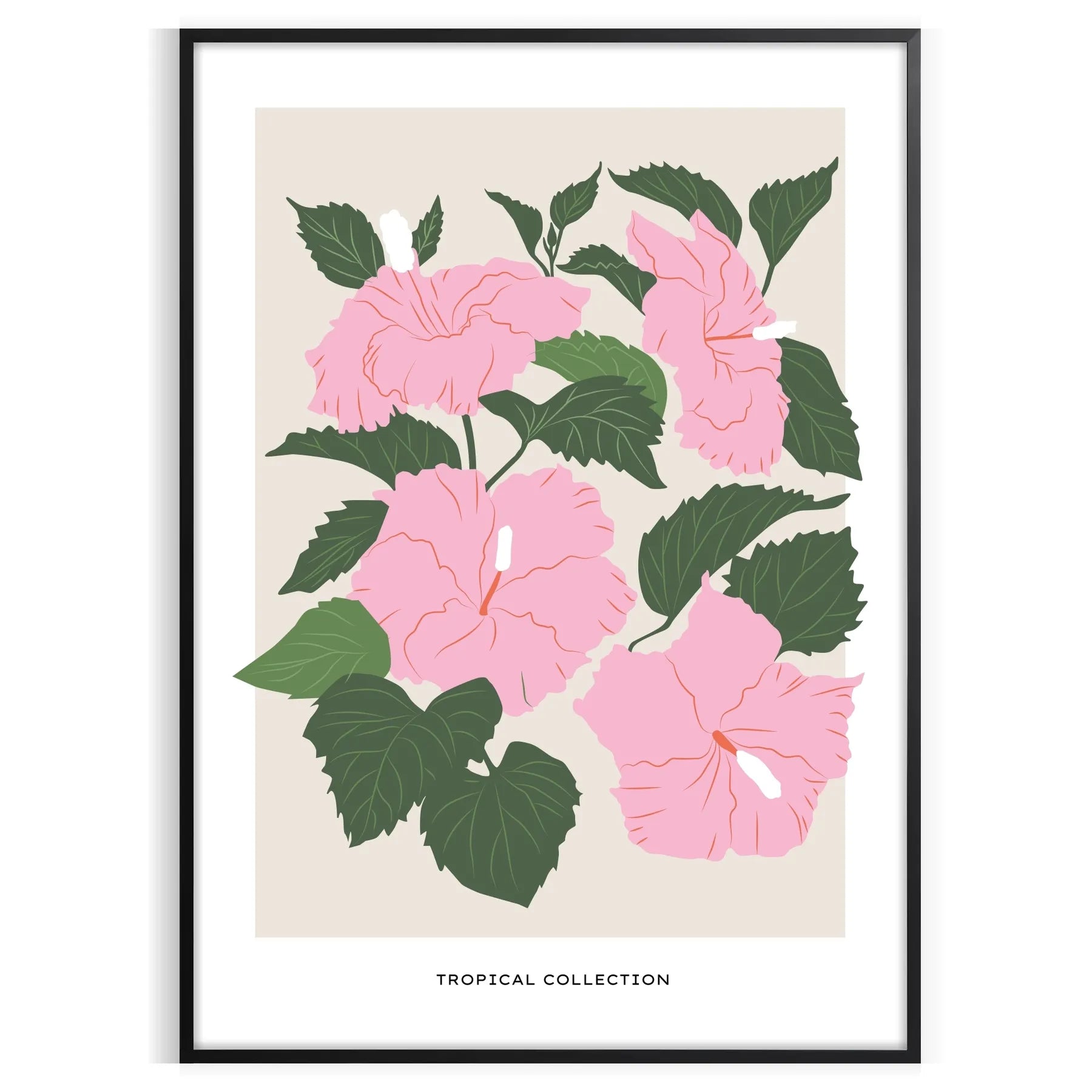 space stunning Botanical 13 poster orange gray colors exquisite print perfect wall art unique gift nature lovers standalone artwork