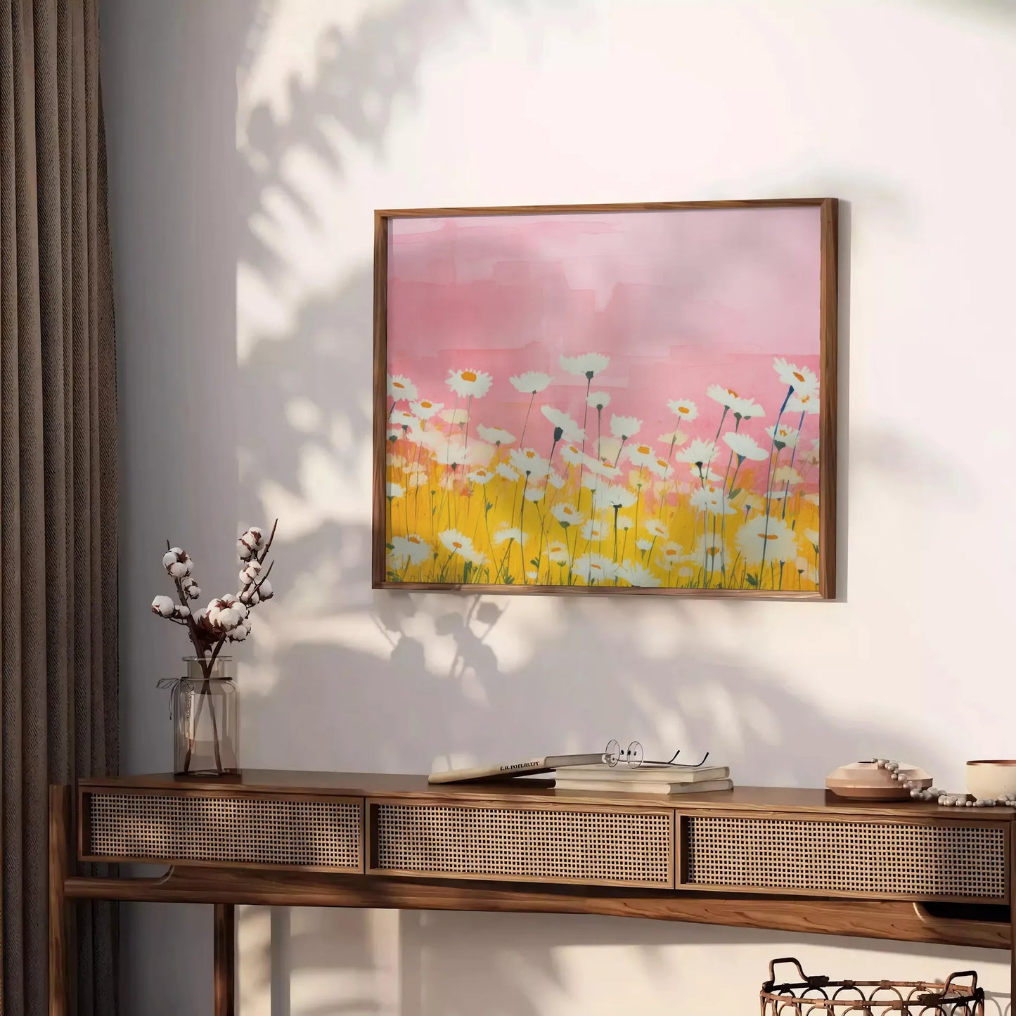 space stunning botanical print poster rich brown yellow hues nature lovers exquisite artwork touch elegance room ideal gift art enthusiasts unframed options