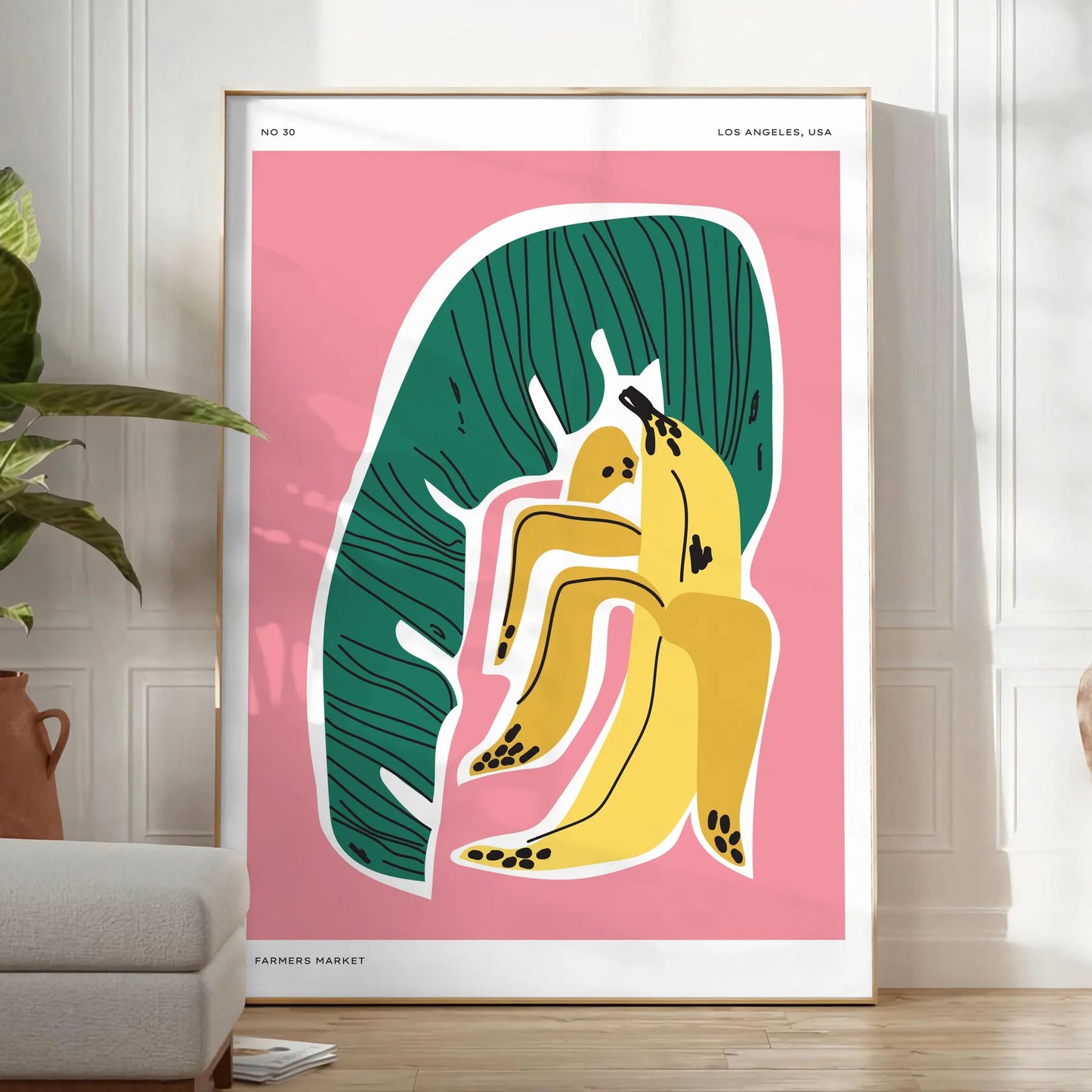 space vibrant botanical poster prints lush greens vivid oranges stunning wall art pieces essence nature gift home artwork available unframed room