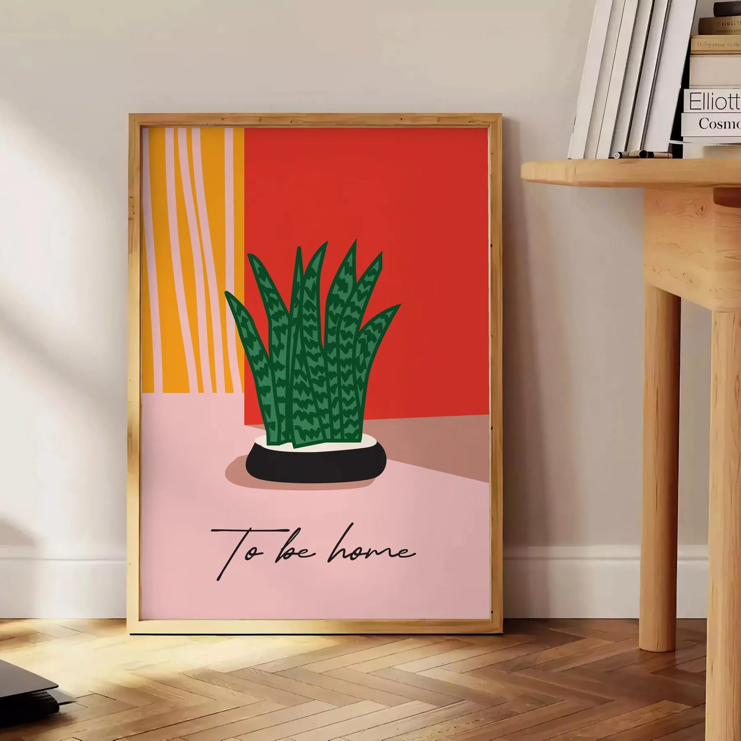 space Botanical 12 Poster vibrant green orange hues exquisite wall art perfect gift nature lovers touch elegance room sizes A4 cm A0